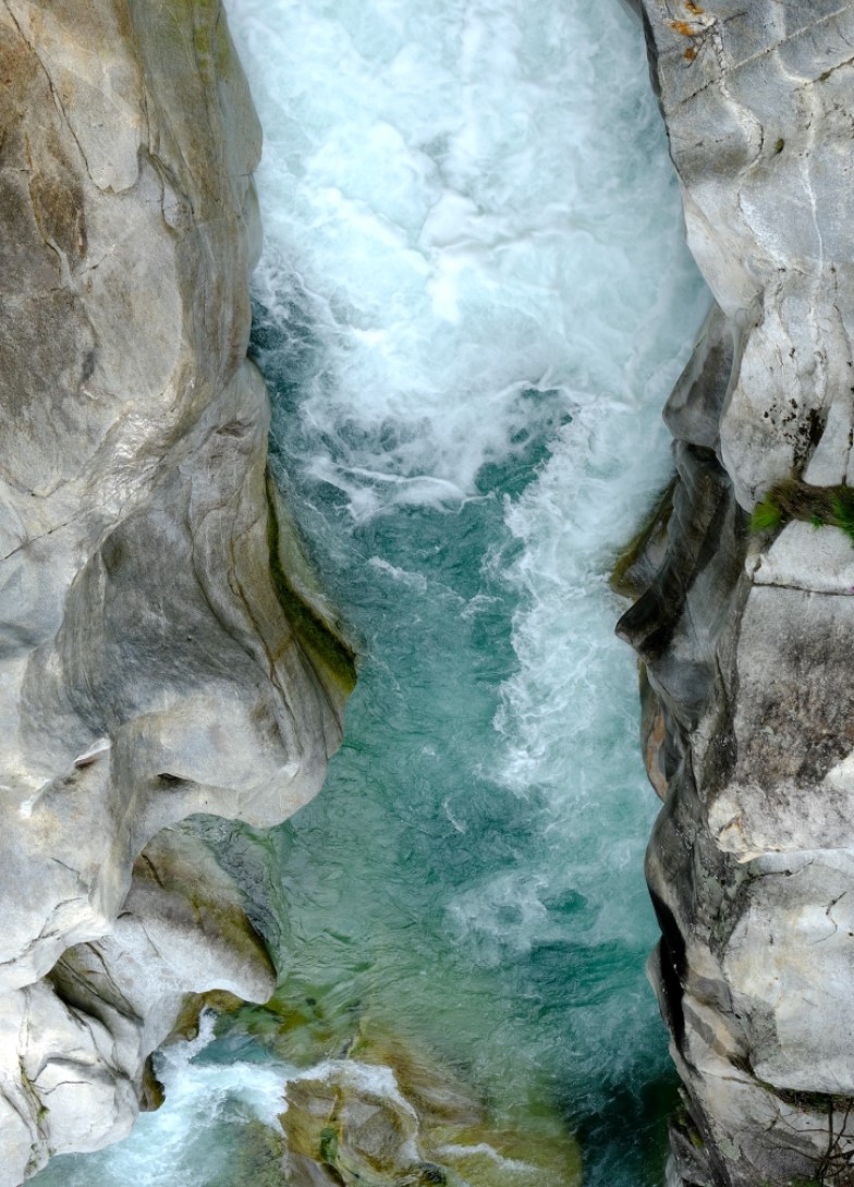 Verampio potholes of the giants 